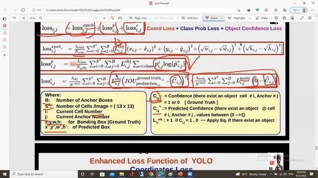 How YOLO algorithm work (part three) | [loss function] شرح عربي смотреть онлайн