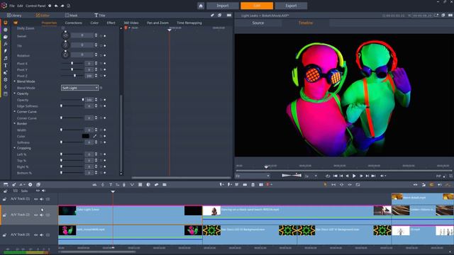 НОВЫЕ Режимы смешения в Pinnacle Studio 25