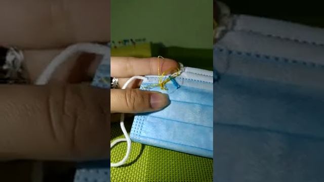Как украсить маску вышивка сердечко смотреть онлайн