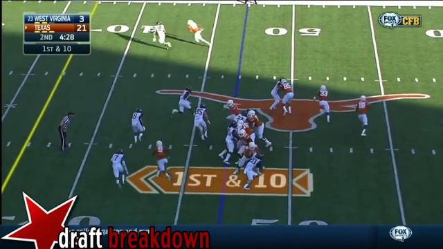 Karl Joseph (West Virginia SAF) vs Texas 2014 смотреть онлайн