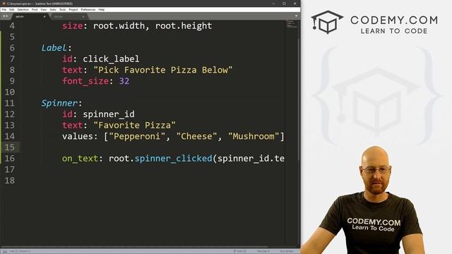 Spinner Dropdowns - Python Kivy GUI Tutorial #32 смотреть онлайн