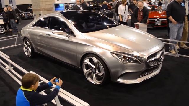 2014 Mercedes CLA 250 Concept Car at Denver Auto Show смотреть онлайн