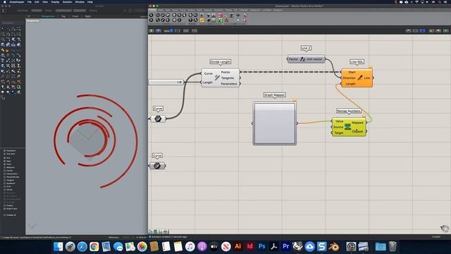 Random Radius Arcs Landscape Rhino Grasshopper Tutorial смотреть онлайн