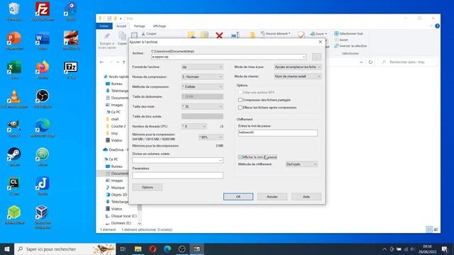 Je CRACK un fichier zip avec mot de passe ! смотреть онлайн