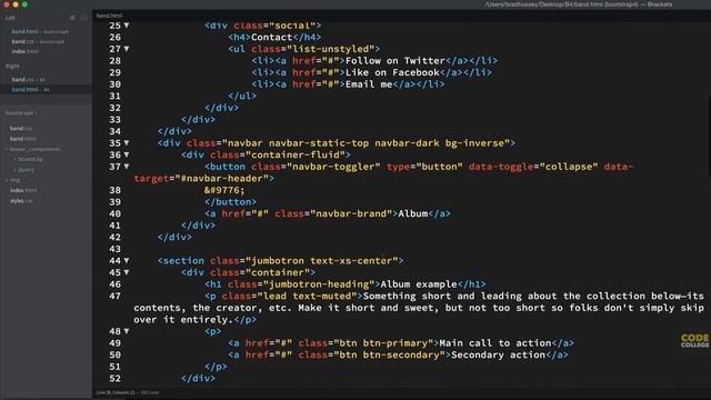 Bootstrap 4 Tutorial #7 Free Template Examples смотреть онлайн