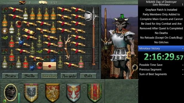 Might and Magic VIII Solo Minotaur No Deaths No Reloads No Glitches (7:43:26) Part 1 смотреть онлайн