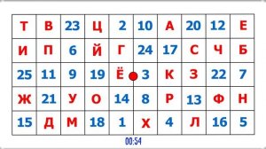 Таблица Шульте с числами и буквами. Задание-тренажёр для развития зрительных навыков