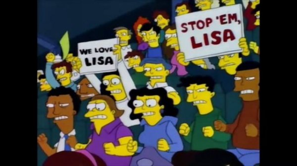 The Simpsons - Bart vs Lisa Full Hockey Game