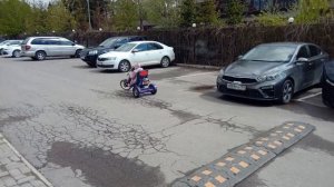 Трайк из гироскутера для доченьки.