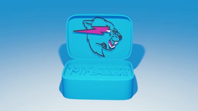MrBeast 50 Million Ruby Play Button 3D Animation