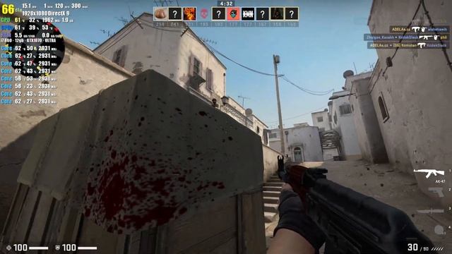 i7 860+Msi Geforce GTX 1070 gaming x 8gb -Counter Strike GO test FPS смотреть онлайн