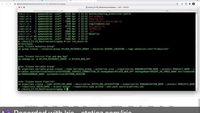 Automated CI/CD Pipeline Flask Machine Learning Web Service App on Microsoft Azure смотреть онлайн