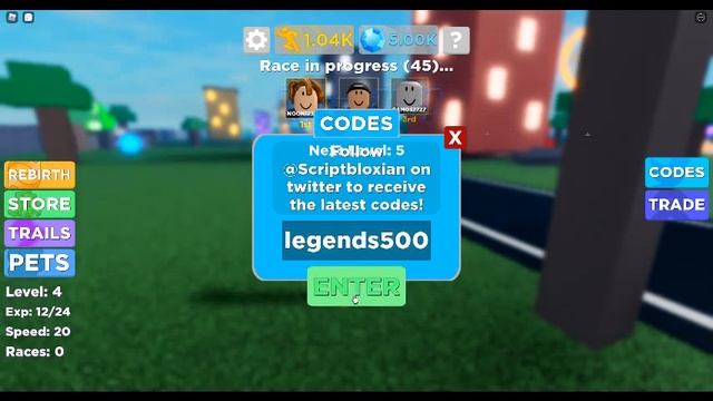ALL *NEW* 7 FREE UPDATE! CODES! LEGENDS OF SPEED ⚡ ROBLOX (Legends Of Speed) смотреть онлайн