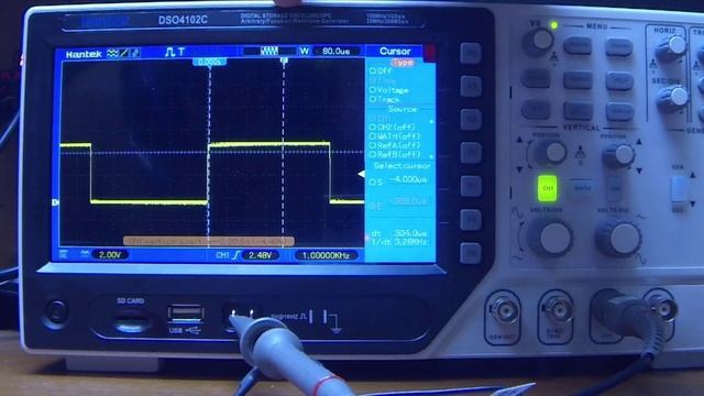 Обзор функционала осциллографа DSO4102C часть 1 смотреть онлайн