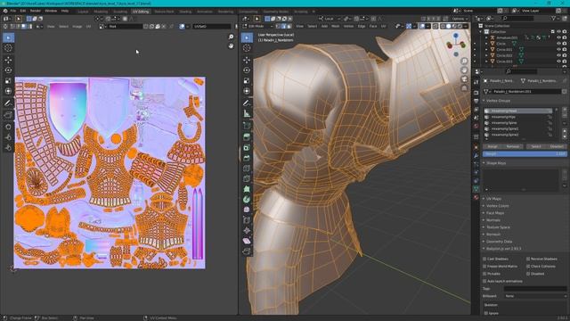 Blender - UV Unwrap: Paladin(TIMELAPSE) смотреть онлайн