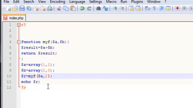 php - function return value and array смотреть онлайн