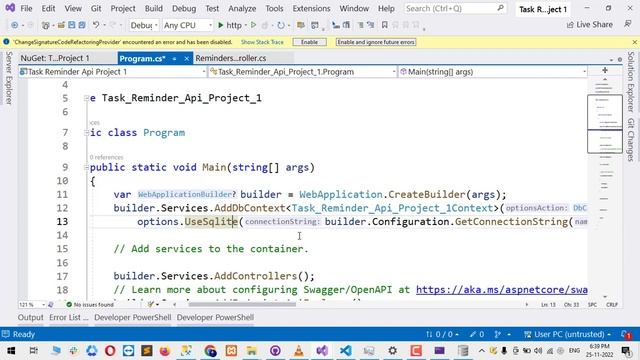 HOW TO MAKE CRUD WEB API .NET 7 EF CORE SQLITE смотреть онлайн