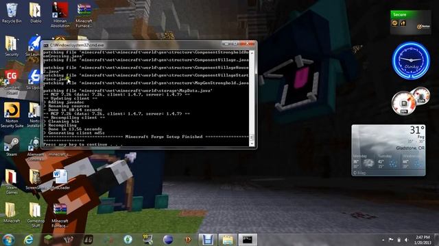 Setting up MCP and Forge | 1.4.7 Forge Modding Ep:1 смотреть онлайн