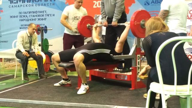 норматив МС в AWPC с прохождением допинг контроля Жим лёжа 177,5 кг