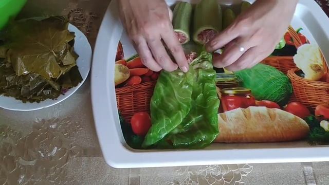 Фаршированные овощи в казане, очень вкусно ! ( Долма, голубцы ) смотреть онлайн
