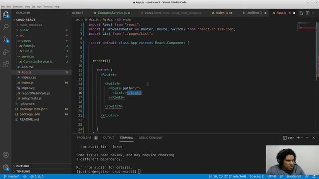 12 - Rotas com react-router-dom смотреть онлайн