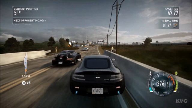 Need For Speed: The Run - Aston Martin V12 Vantage 2010 - Test Drive Gameplay (HD) [1080p60FPS] смотреть онлайн