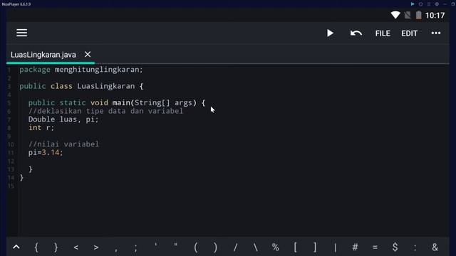 Menghitung Luas Lingkaran dengan Java N IDE смотреть онлайн