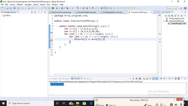 How To Get Intersection Between Two Arrays In Java смотреть онлайн