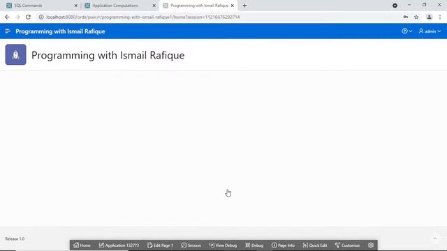 3.4 - Oracle APEX | Application Item, Application Process, Computation, Branching - Urdu/Hindi смотреть онлайн