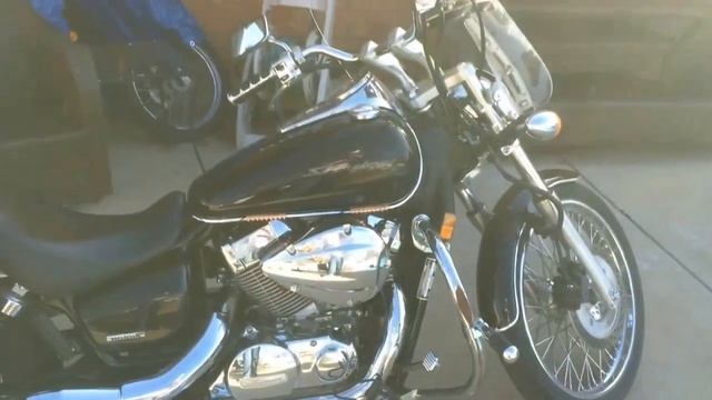 Honda Shadow Spirit With Cobra Streetrod Exhaust