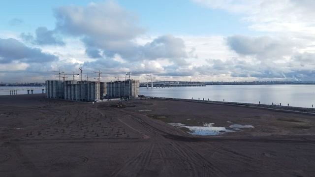 Намыв Васильевского острова. Новостройки Васильевского острова.