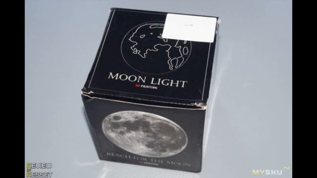 Аккумуляторный ночник в виде луны | #Обзор смотреть онлайн