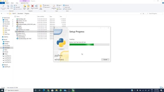 INSTALLING PYTHON ON WIN 10 64 BIT OR ANY OTHER WINDOWS | INSTALLING CPYTHON смотреть онлайн
