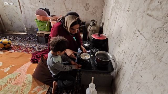 The Daily Life Of Nomads Building A New House In The Mountains
