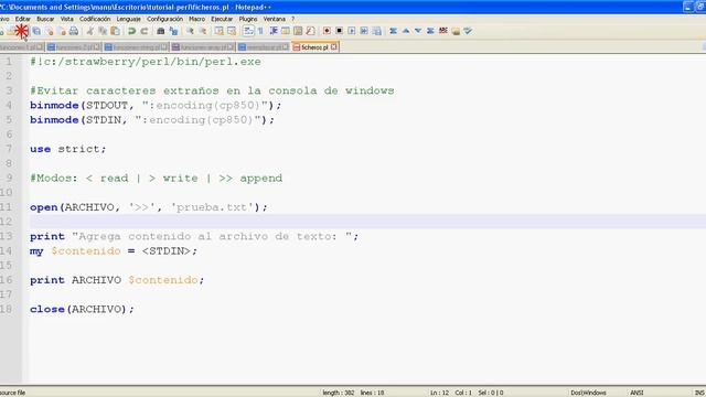 Tutorial de Perl parte 24 - Leer y escribir ficheros смотреть онлайн