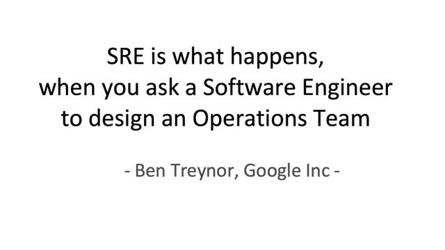 What Is Site Reliability Engineering (SRE)