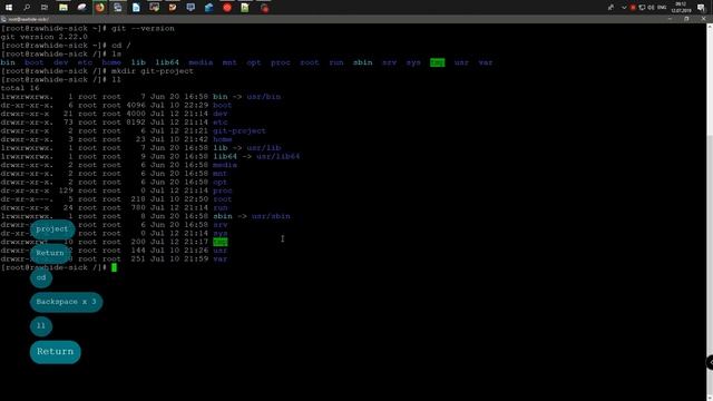 Создание Git-репозитория | Fedora Rawhide смотреть онлайн