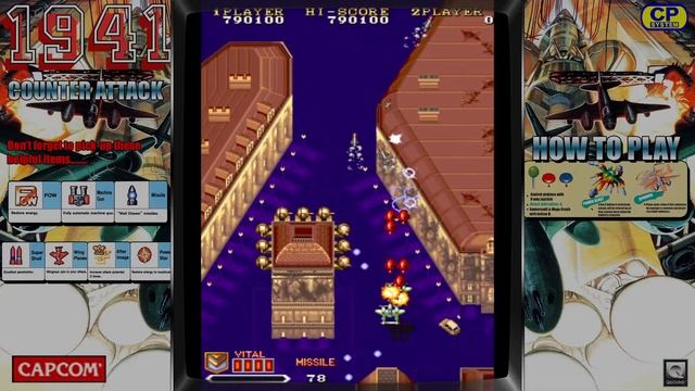 1941 Counter Attack (1990) - ARCADE - LongPlay смотреть онлайн