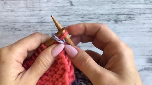 Интересный шов на открытых петлях без иглы, крючка и дополнительных спиц! смотреть онлайн
