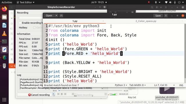Add Colour to your console with Colorama - A Cool Video! смотреть онлайн