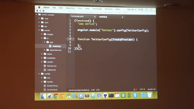 Приложение на Node.js и Angular.js за 15 минут смотреть онлайн