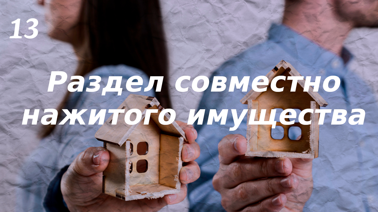 Раздел совместно нажитого имущества