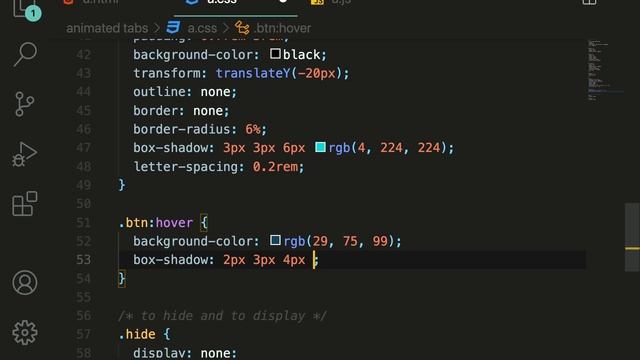 tabs using html css and javascript (animated) смотреть онлайн