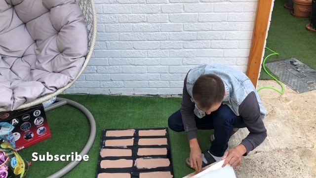 How to make tile bricks at home Decoration Brick как сделать декоративный кирпич смотреть онлайн