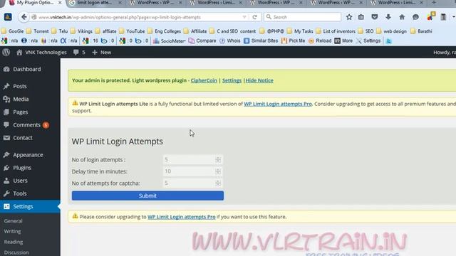 Limit the login attempts in wordpress English-49-vlr training смотреть онлайн