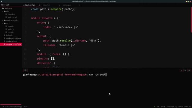 [ITA] Webpack 5 - Configurare il web server e creare il file index.html (5) смотреть онлайн