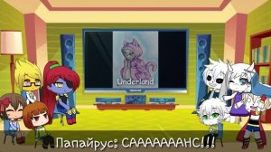 Реакции, андертейл персонажей(с сюжетом/без сюжета?)/Sans AU Themes(REMASTERED) / в Gacha Life