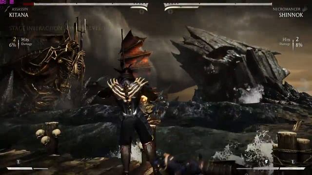 Mortal Kombat X - Single Fight - Kitana vs Shinnok - GTX 570 + AMD FX 6300 смотреть онлайн