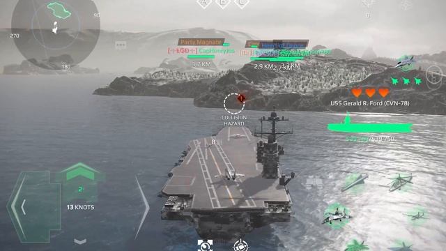 Modern WarShips Online GamePlay - USS Gerald R. Ford (CVN-78) смотреть онлайн