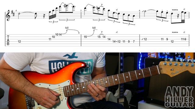 Pink Floyd Comfortably Numb Guitar Solo Tutorial Lesson смотреть онлайн